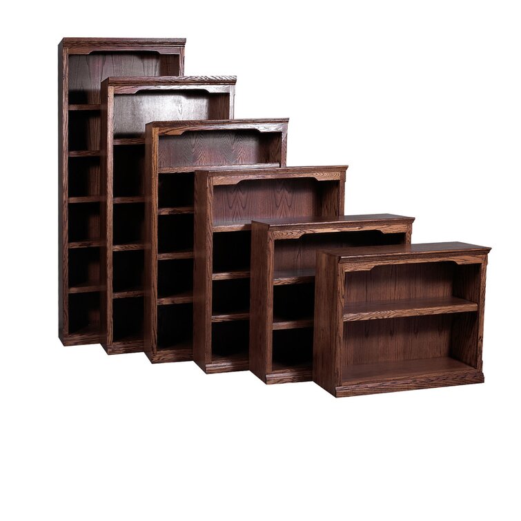 Solid on sale wood bookcases